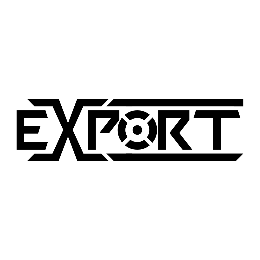 EXPORT artist identity logo