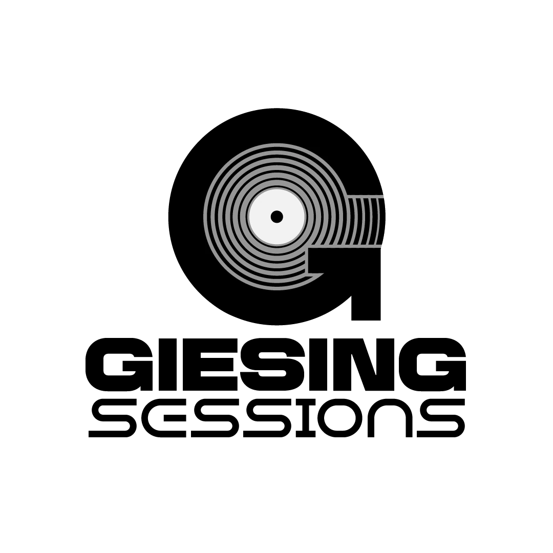 GIESING SESSIONS stacked logo design