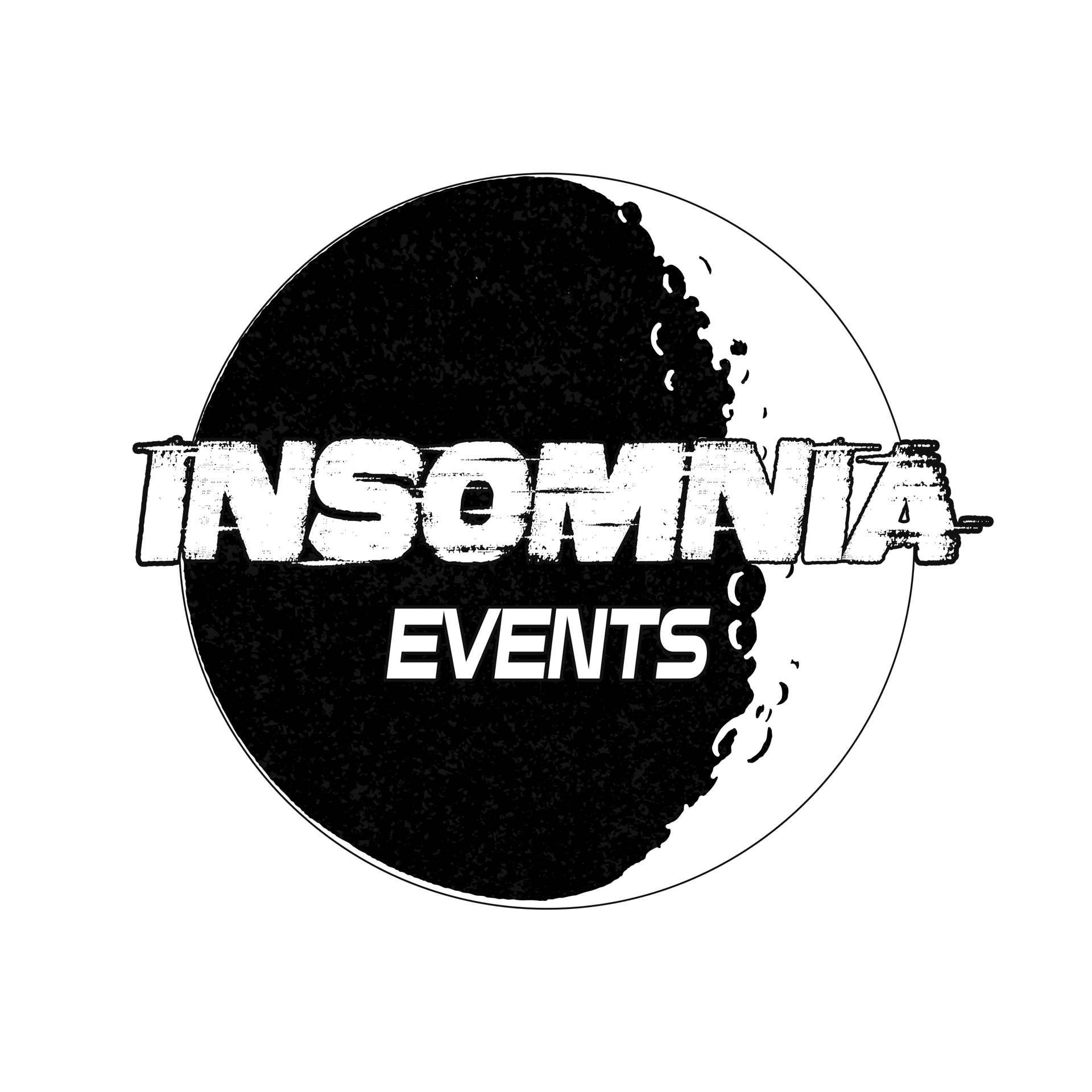 INSOMNIA EVENTS circular alternate logo treatment