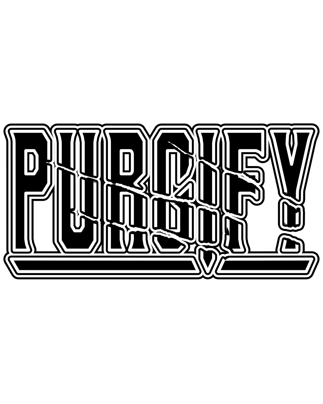PURGIFY artist identity logo
