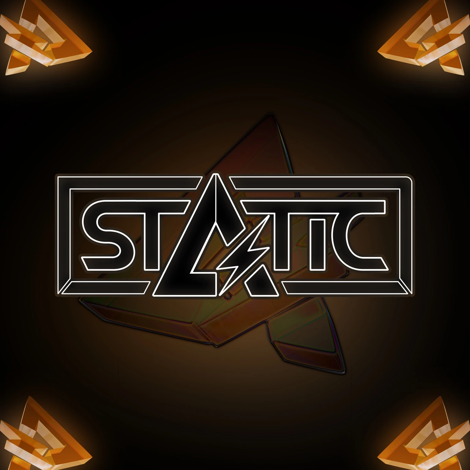 STATIC artist identity logo presentation